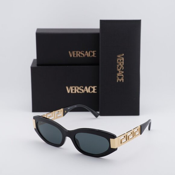 Versace VE4501 GB1/87 Cat Eye Sunglasses – Black/Dark Grey - Picture 1 of 9